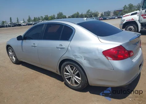 2012 Infiniti G25 Journey из США, поврежденный, VIN JN1DV6AP3CM811504